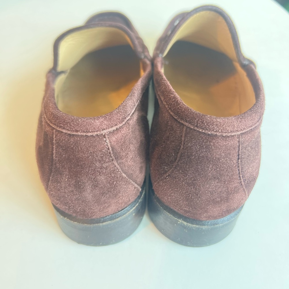 Gucci Suede Brown Loafers women’s size 7 - Picture 3 of 5